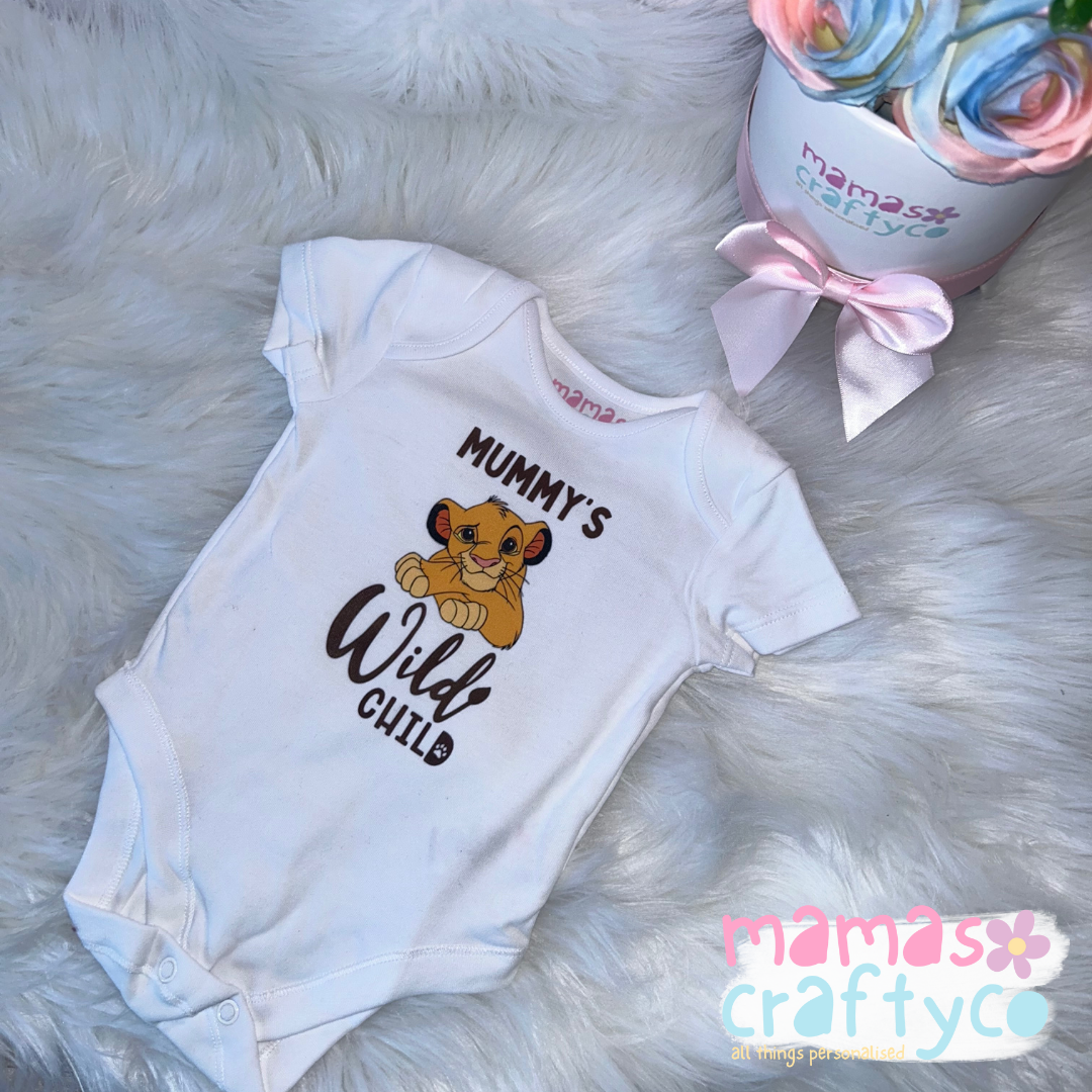 Infant Vest Mummys Wild Child Lion (Copy)