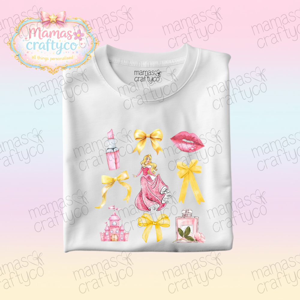 Personalised White Teeš¤ Aurora