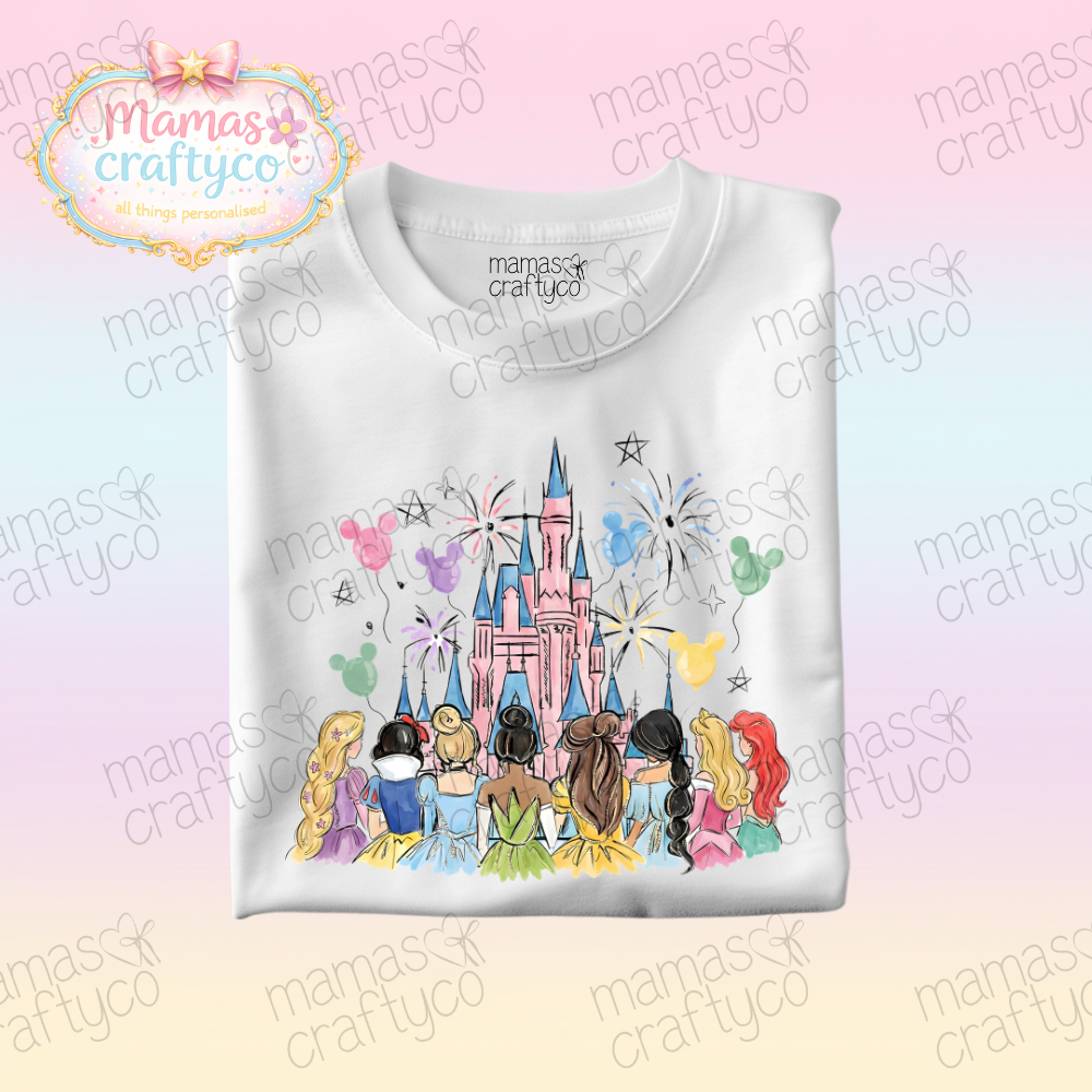 Personalised White Teeš¤ Princess
