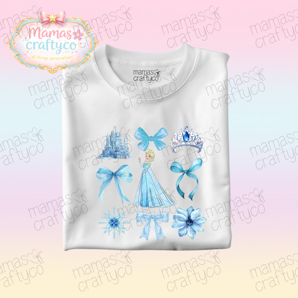 Personalised White Teeš¤ Elsa