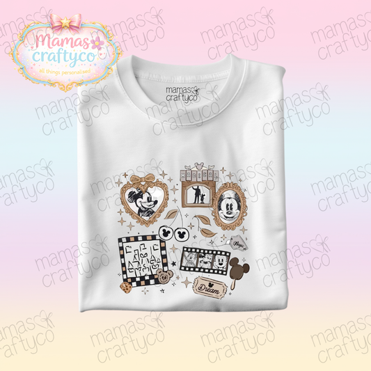 Personalised White Tee𑁤 Walt