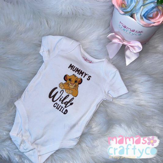 Infant Vest Mummys Wild Child Lion (Copy)