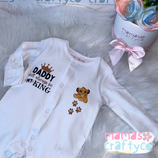 Infant Sleepsuit Daddy Lion