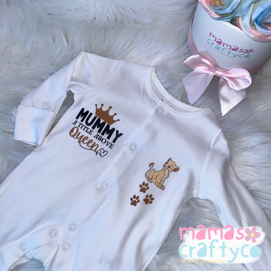Infant Sleepsuit Mummy Lion