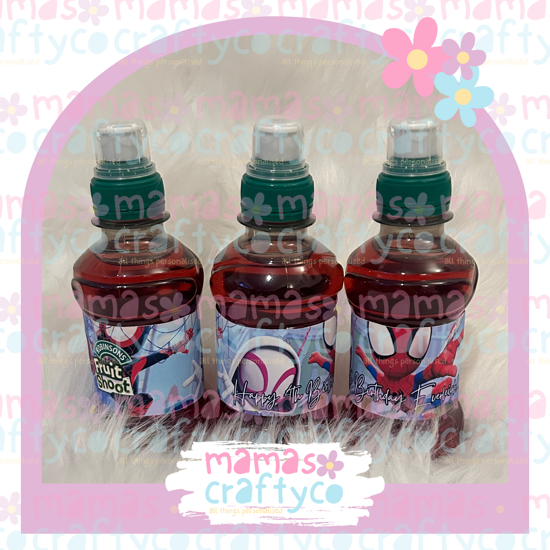 Personalised Fruit Shoot (Finished Product & Stickers)