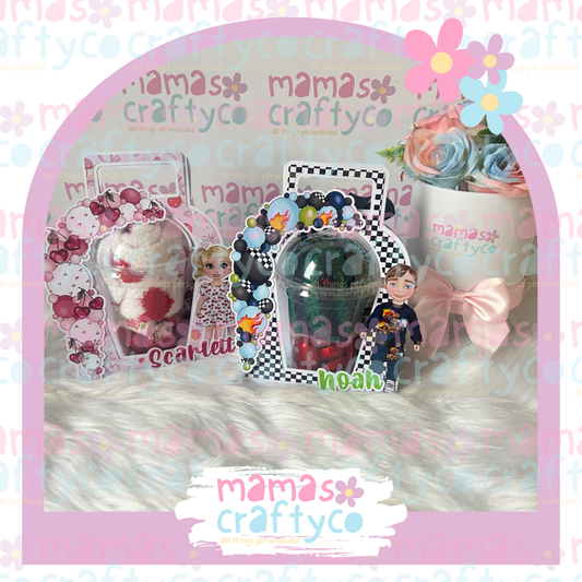 Personalised Dome Fillable Cup Holders