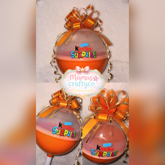 Personalised Kinder Filled XL Lollipop
