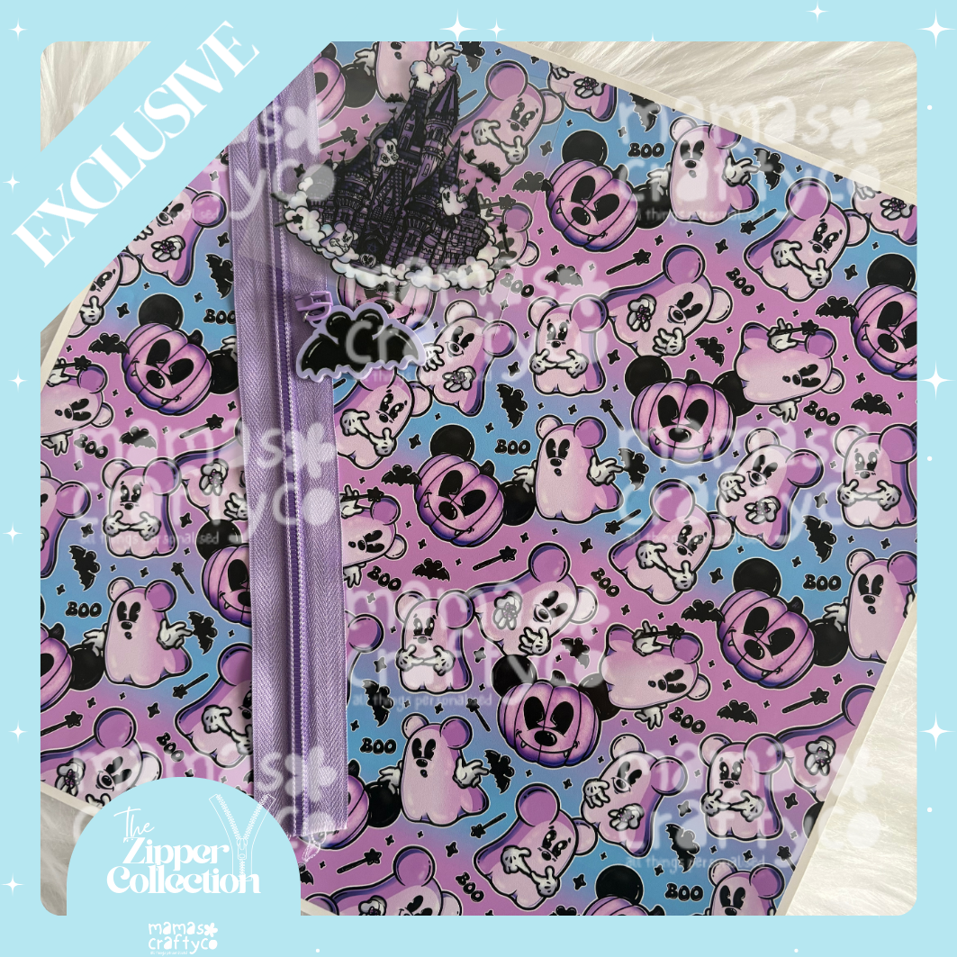 (Made-To-Order) Exclusive Snowglobe Zipper Tumbler