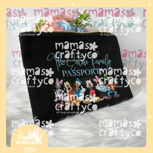 Clubhouse Friends Passport Pouch