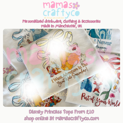 Personalised Tshirt Children Bow Design 3-4yr upto 12-13yr